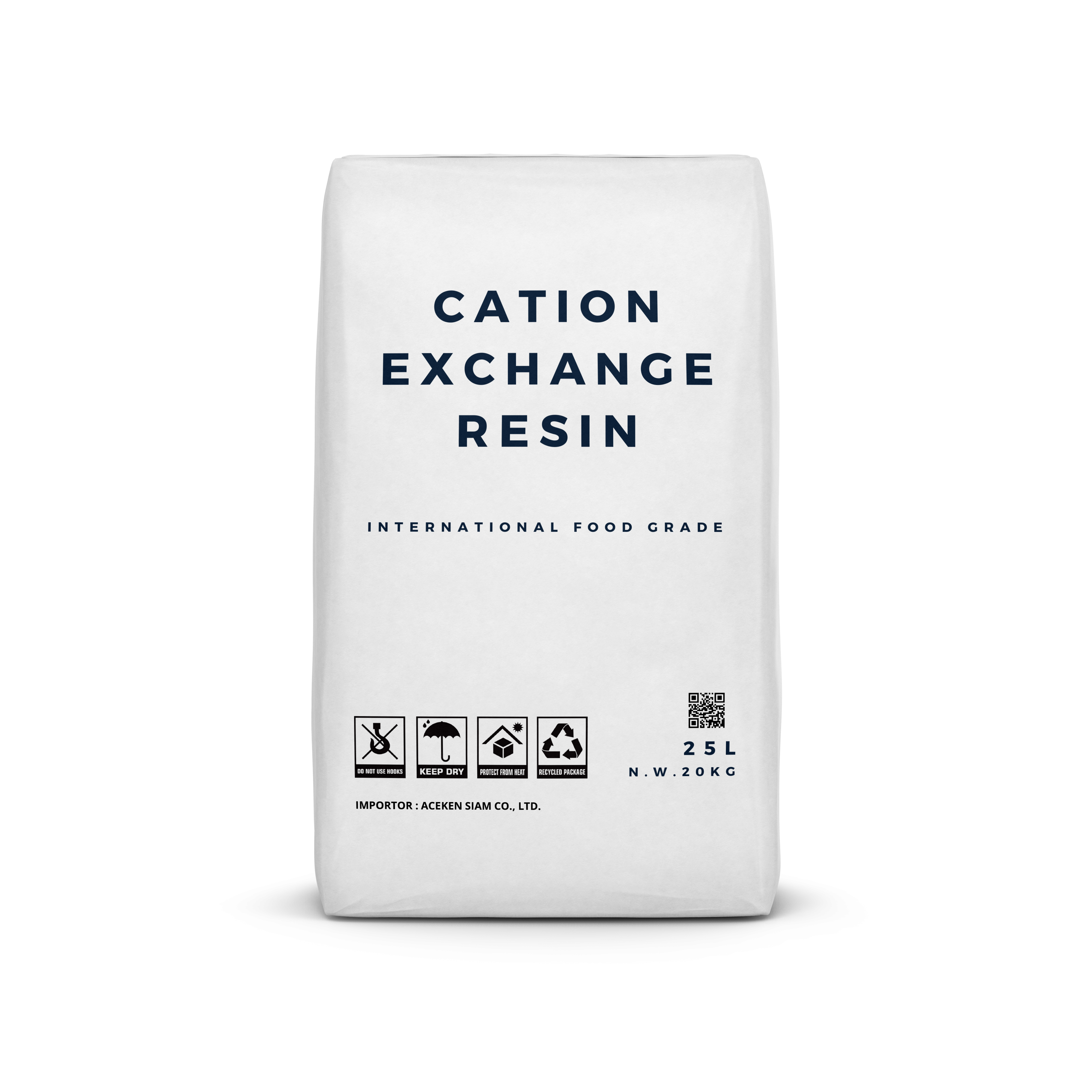 Cation Exchange Resin สารกรองน้ำเรซิน International Food Grade